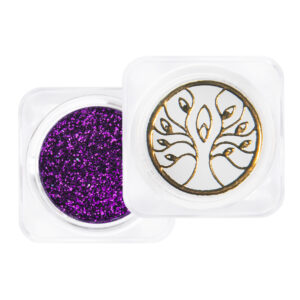 Purple glitter for nail decoration №58
