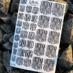 Pedicure nail wraps 166