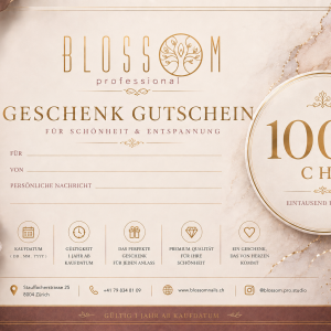BLOSSOM PRO STUDIO GIFT CERTIFICATE — 1,000 CHF
