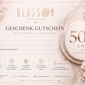 BLOSSOM PRO STUDIO GIFT CERTIFICATE — 500 CHF